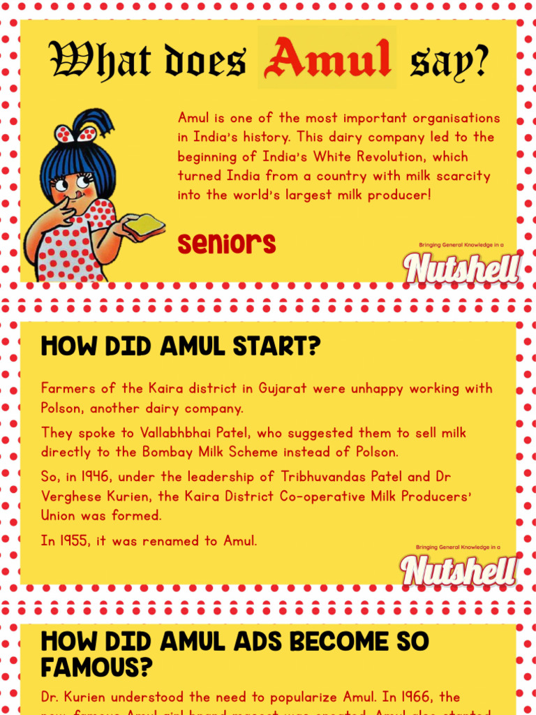 Amul's Impact and Iconic Ads Explained | PDF