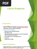 Capital Budgeting