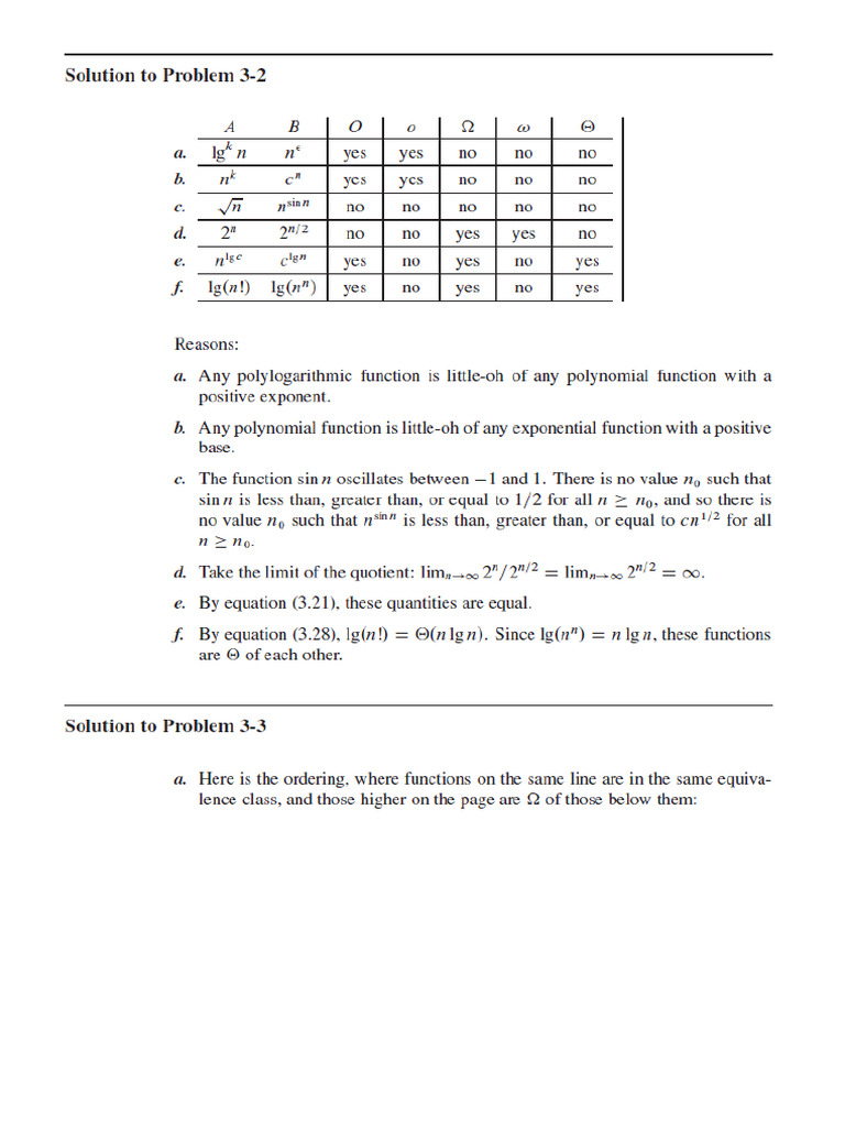 Algorithm3 4th Chap3補充解答 | PDF