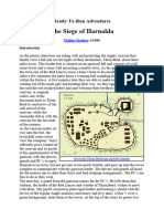 20 A Ready-To-Run Adventure; The Siege of Harnalda by Phillip Gladney (October, 1999)