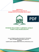 Proposal Pondok Pesantren Tahfidzul Quran Darul Haq Makkaraeng