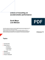 Understanding The Effects of Accelerometer Mounting On Performance
