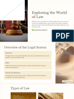 Exploring The World of Law