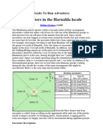 20.4 The Siege of Harnalda - Harnalda locale encounters map by Phillip Gladney (October, 1999)