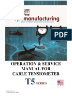 Cable Tensionmeter-TN-001-T5 Operation and Service Manual