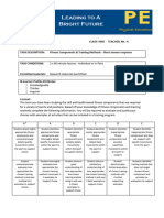 Fitness Components Assessment Task 