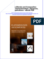 Full download book Elastomer Blends And Composites Principles Characterization Advances And Applications Pdf pdf