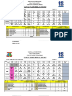 Jadual Kelas Tahap 1