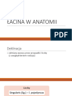 ŁACINA Anatomia Podstawy