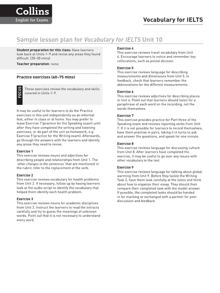 Vocabulary Unit10 | PDF | Vocabulary | International English Language ...