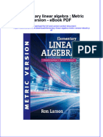 Full Download Book Elementary Linear Algebra Metric Version PDF