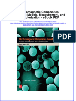 Full download book Electromagnetic Composites Handbook Models Measurement And Characterization Pdf pdf