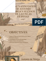 Annotation of Antonio de Morga's Successos de Las Filipinas (First Bullet)