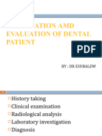 3.evaluation and Examination of Dental Patients