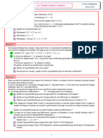 probabilite continue - Etude