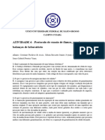 ATIVIDADE 6 - Protocolo de Ensaio de Finura, Peneiras e Balanças de Laboratório