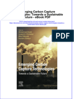 Full download book Emerging Carbon Capture Technologies Towards A Sustainable Future Pdf pdf