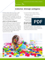 Breathing Exercises Autogenic Drainage (Let's Talk About... Pediatric Brochure) Spanish