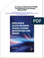 Full download book Open Radio Access Network O Ran Systems Architecture And Design Pdf pdf