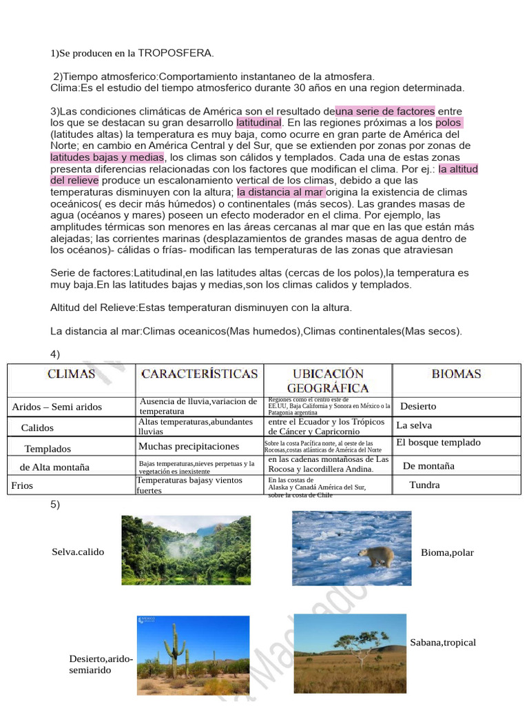 Climas de America | PDF | Clima | Clima templado
