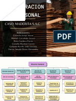 Organigrama Maderita S.A.C