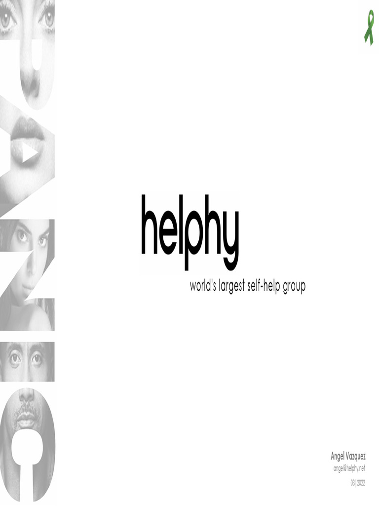 Helphy Pitchdeck | PDF | Mental Health | Panic Attack