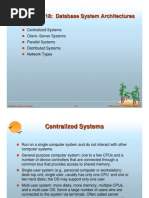 Chapter 18: Database System Architectures