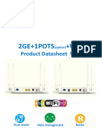 VSOL 2GE+1POTS(option)+WiFi Product Datasheet V1.0