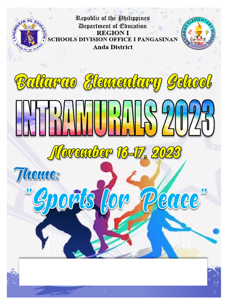 Intrams 2023 | PDF | Cultural Conventions