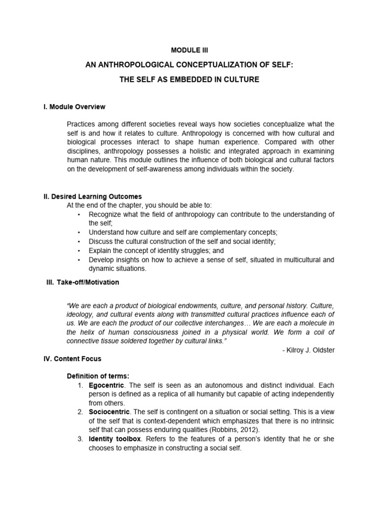 GE 1 Module 3 | PDF | Identity (Social Science) | Wedding