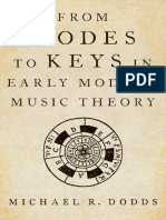 From Modes to Keys in Early Modern Music Theory by Michael R. Dodds