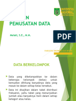 Materi 2 - Ukuran Pemusatan Data