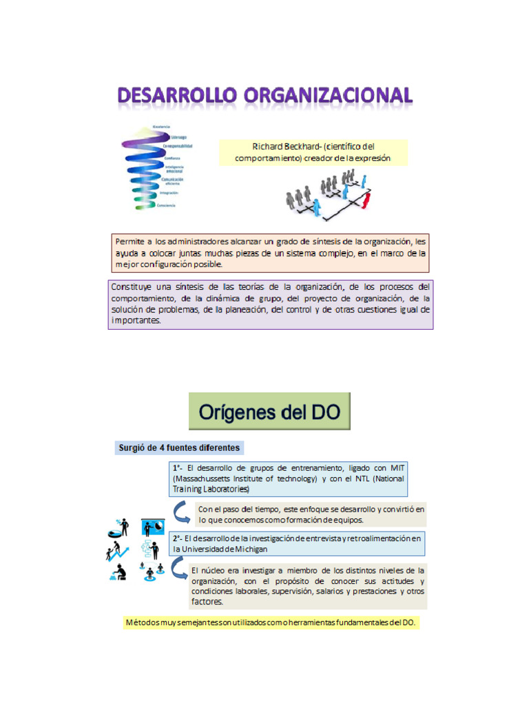 Desarrollo Organizacional | PDF