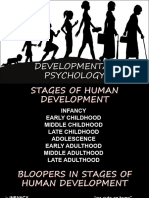 DEVELOPMENTAL PSYCHOLOGY Stages of Development