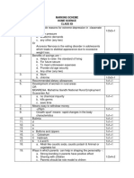 CBSE Class 12 Home Science Marking Scheme 2020