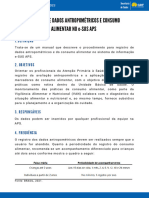 Manual Dados Antropometricos e Consumo Alimentar No e Sus