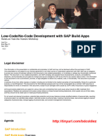 No-Code Development With SAP Build Apps Enablement 2024