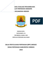 Laporan Hasil Evaluasi Penumbuhan Penyuluh Pertanian Swadaya