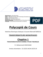 91CHAP1 Mono TRANSFOenCHARGE étudeTHEORIQUE