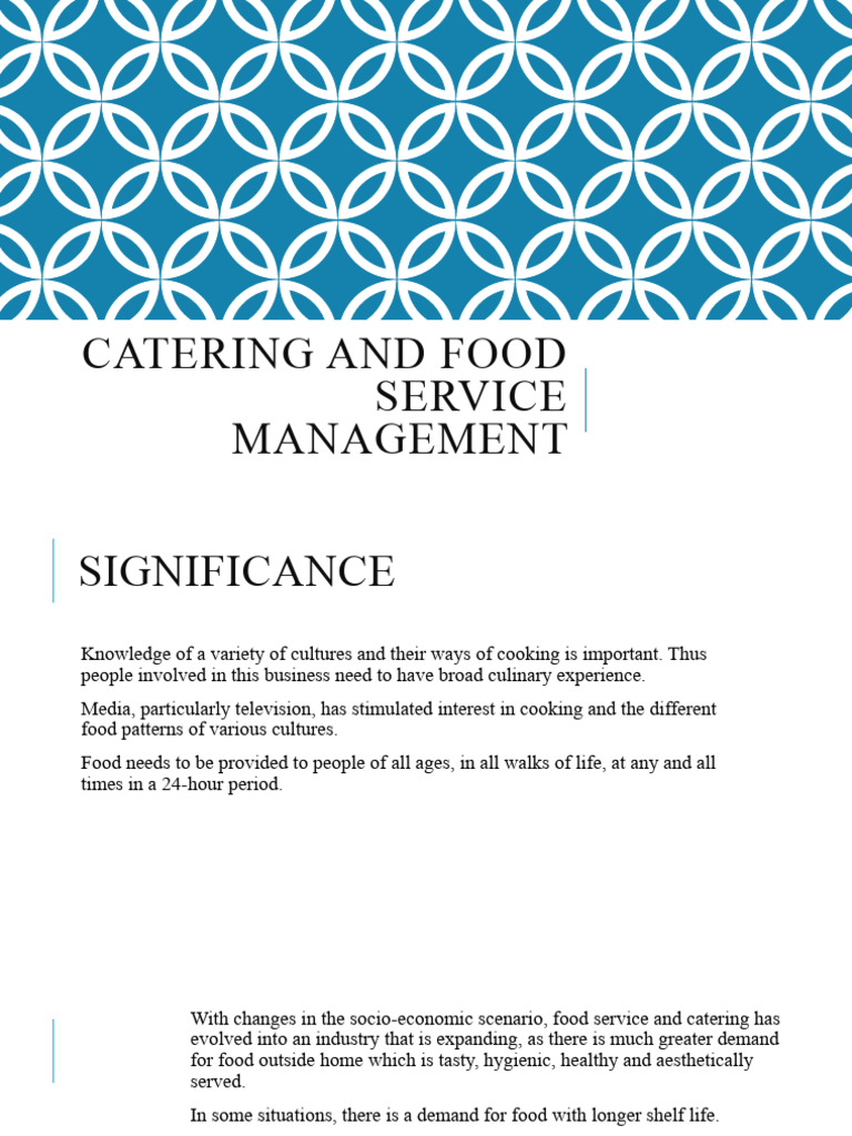 CAtering Services | PDF | Foodservice | Meal