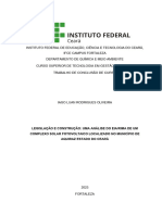 LEGISLAÇÃO E CONSTRUÇÃO: UMA ANÁLISE DO EIA/RIMA DE UM COMPLEXO SOLAR FOTOVOLTAICO LOCALIZADO NO MUNICÍPIO DE  AQUIRAZ ESTADO DO CEARÁ