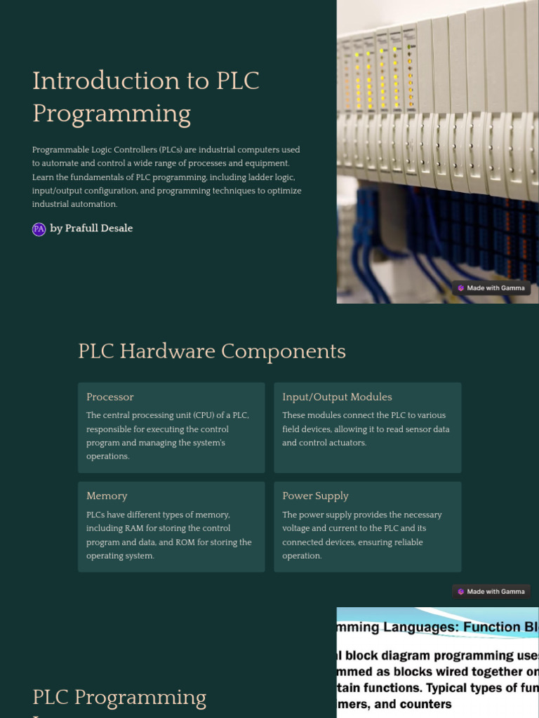 Plc P Pdf Programmable Logic Controller Computer Programming