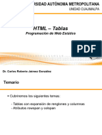Presentación HTML-TABLAS