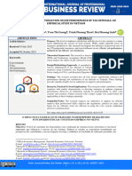 The Impact of Job Satisfaction On Job Performance of Tax Officials: An Empirical Study in Vietnam