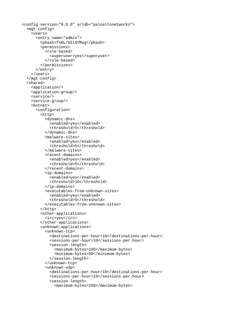 Network Security Configuration | PDF