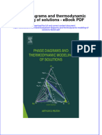 Full download book Phase Diagrams And Thermodynamic Modeling Of Solutions Pdf pdf