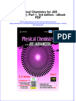 Full download book Physical Chemistry For Jee Advanced Part 1 3Rd Edition Pdf pdf