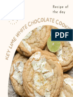 Key Lime White Chocolate Cookies