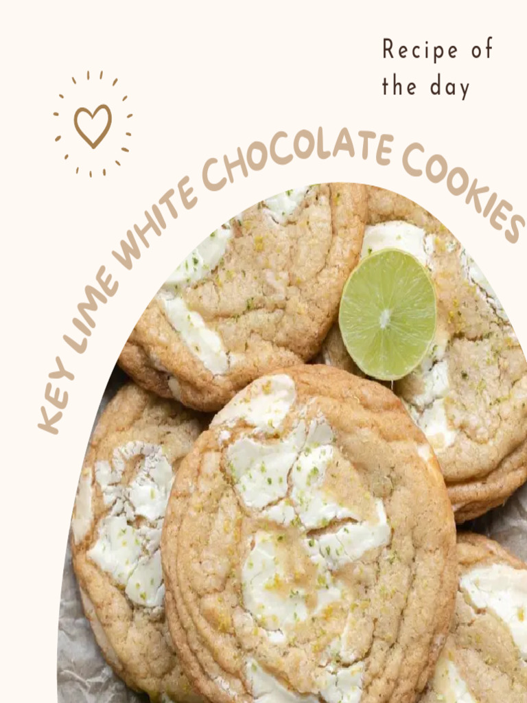 Key Lime White Chocolate Cookies PDF