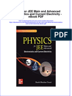 Full Download Book Physics For Jee Main and Advanced Electrostatics and Current Electricity PDF
